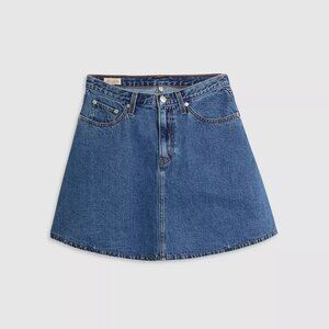 Levi's Premium Mini Flounce Denim Skirt